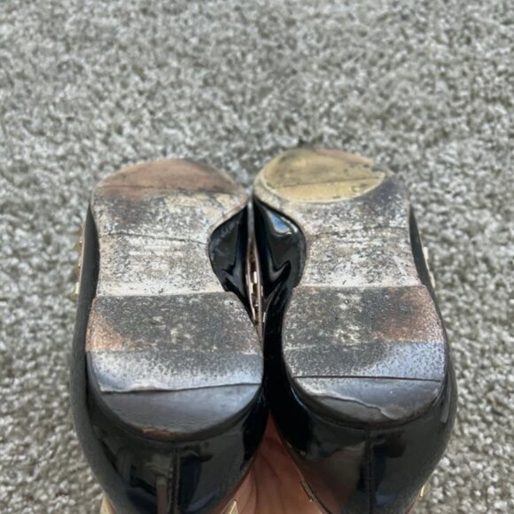 Authentic Valentino Garavani Rockstud Pointy Ballet Flats - US 6 (EU 36) - Black - Picture 3 of 10